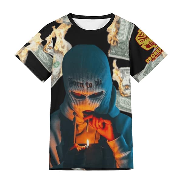 Proper Villainz // Money To Burn Tee/ Black